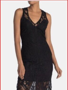 Brochu Walker Dress Savoie Midi Lace Black Small